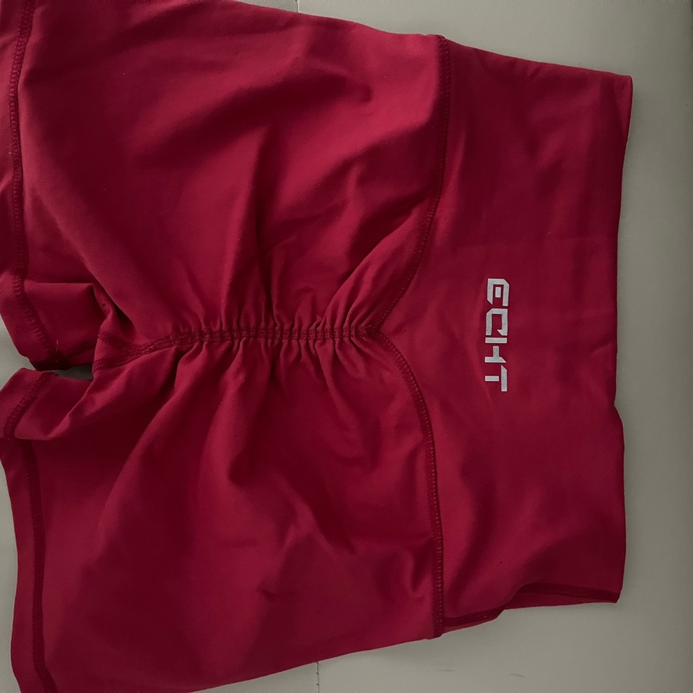 ECHT Women's Vibrant Red Athletic Shorts